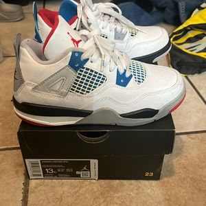 JORDAN RETRO 4 LITTLE BOYS SIZE 13